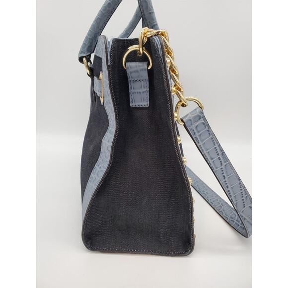 NWT MICHAEL KORS Hamilton Studded Tote Bag - Dark Denim - Picture 4 of 8